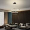 Modern 3-Ring LED Chandelier-3 Colors - Image 2
