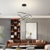 Modern 3-Ring LED Chandelier-3 Colors - Image 6